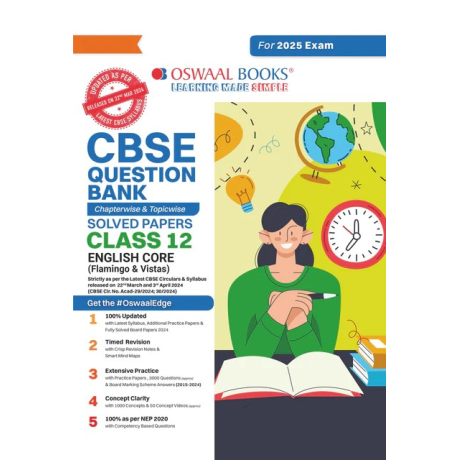 OSWAAL QUESTION BANK WITH COMPLETE SOLUTIONS ENGLISH CORE CLASS 12